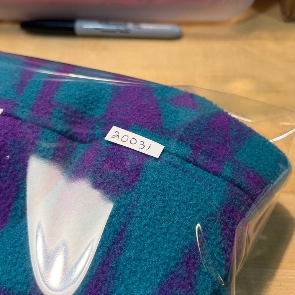 Patagonia Teal Purple Tribal Geo Synchilla Snap Fleece Pullover - Picture 14 of 14
